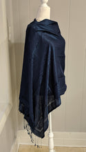 Load image into Gallery viewer, Deep Blue Scarf/Shawl